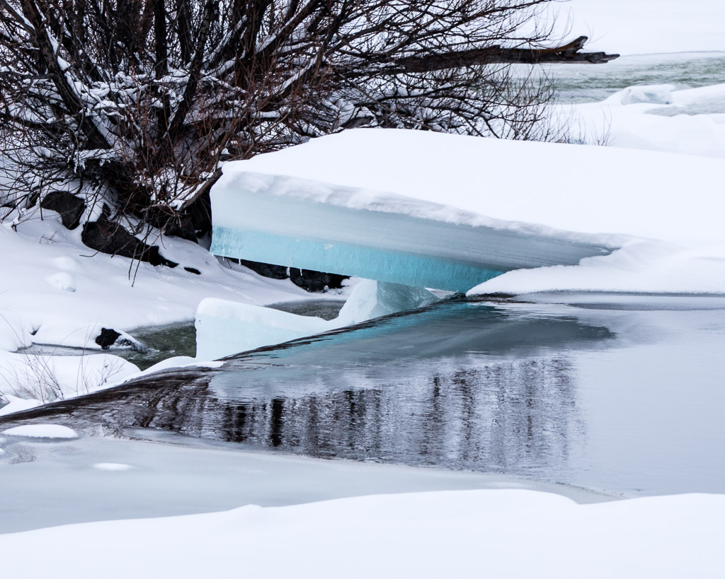 ice, snow, & water