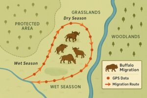 Group of Buffalo: Social Life, Hierarchy,...