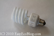CFL, Compact Fluorescent Lightbulb