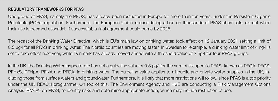 Raising the bar on PFAS removal
