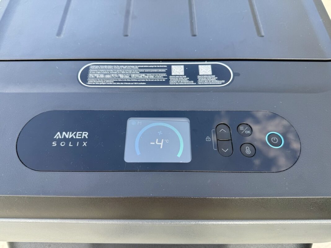 ANKER solix everfrost 2 controls