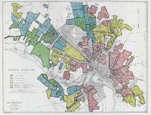 Water access and historical redlining