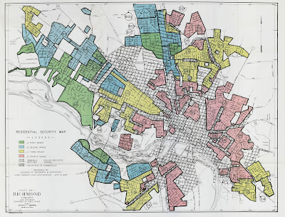 Water access and historical redlining