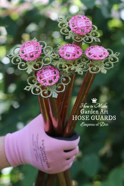 Hose Guards Using Drawer Handles From Empress of Dirt