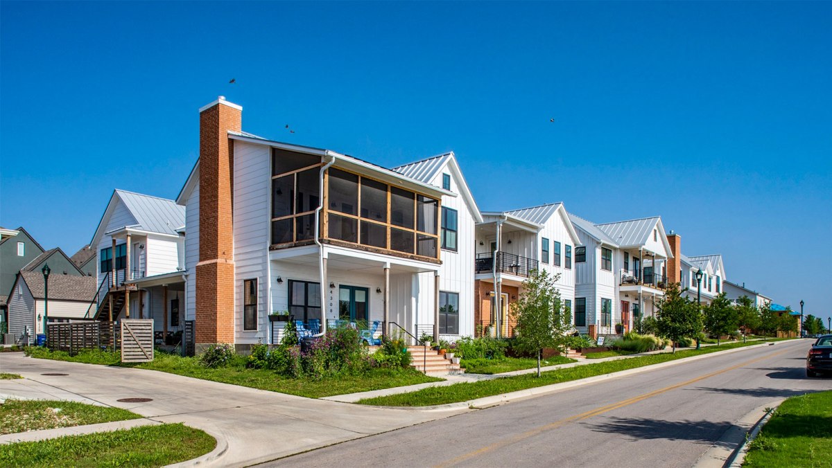 Single-family homes at Mueller