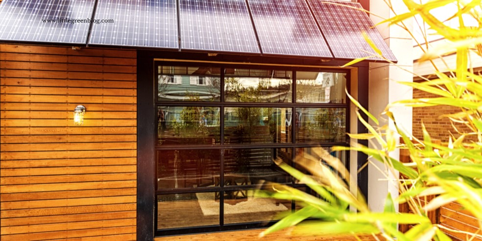 shade caused by tree on solar panel
