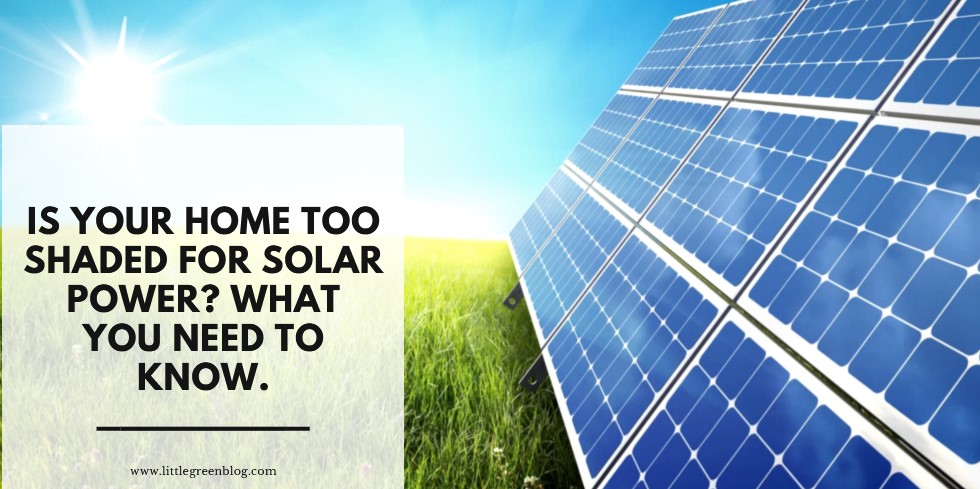 solar panels and shade